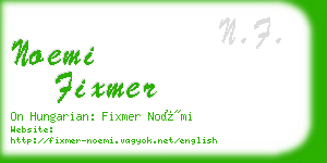noemi fixmer business card